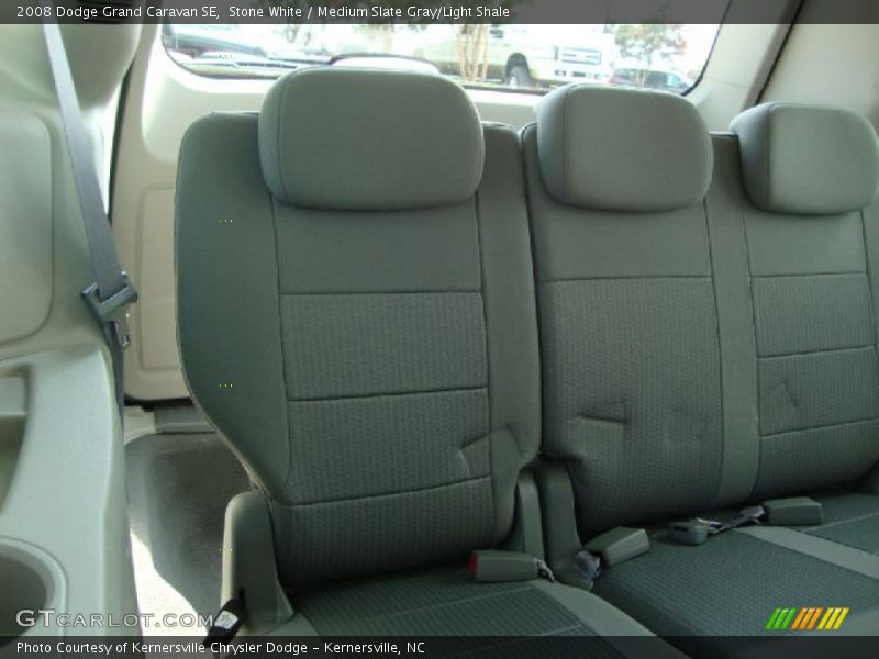Stone White / Medium Slate Gray/Light Shale 2008 Dodge Grand Caravan SE