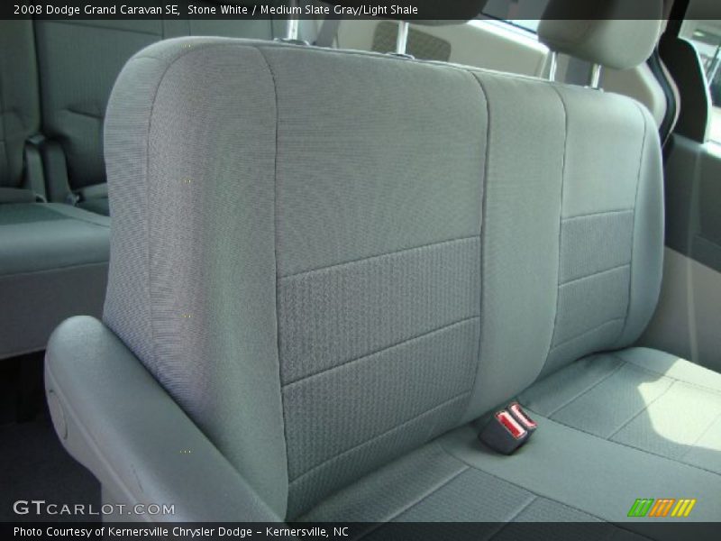 Stone White / Medium Slate Gray/Light Shale 2008 Dodge Grand Caravan SE