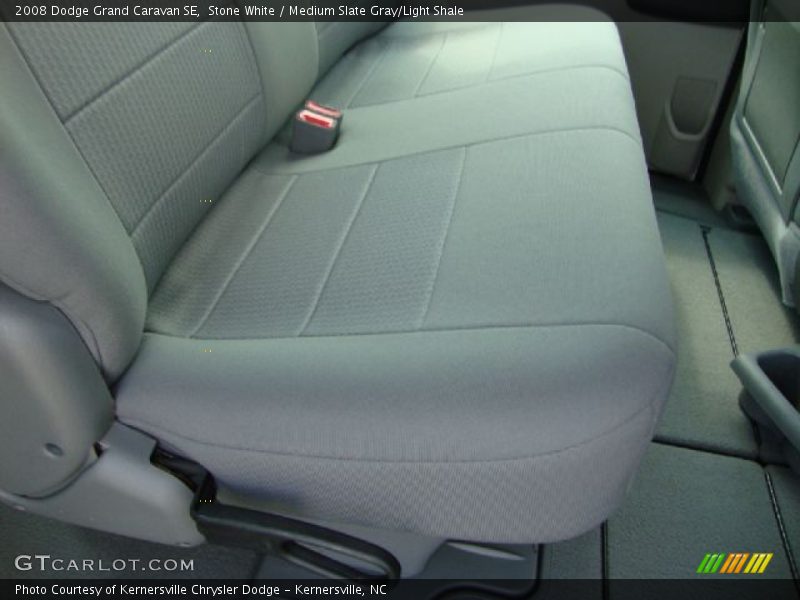 Stone White / Medium Slate Gray/Light Shale 2008 Dodge Grand Caravan SE