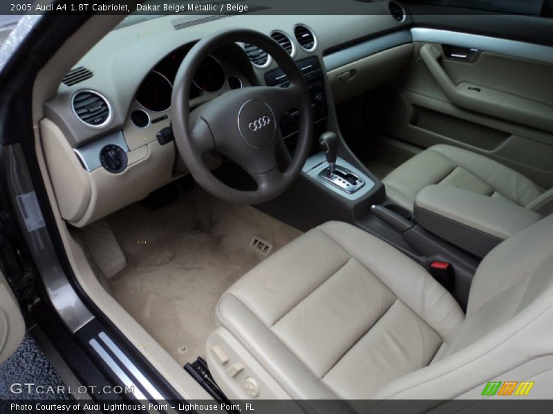 Beige Interior - 2005 A4 1.8T Cabriolet 