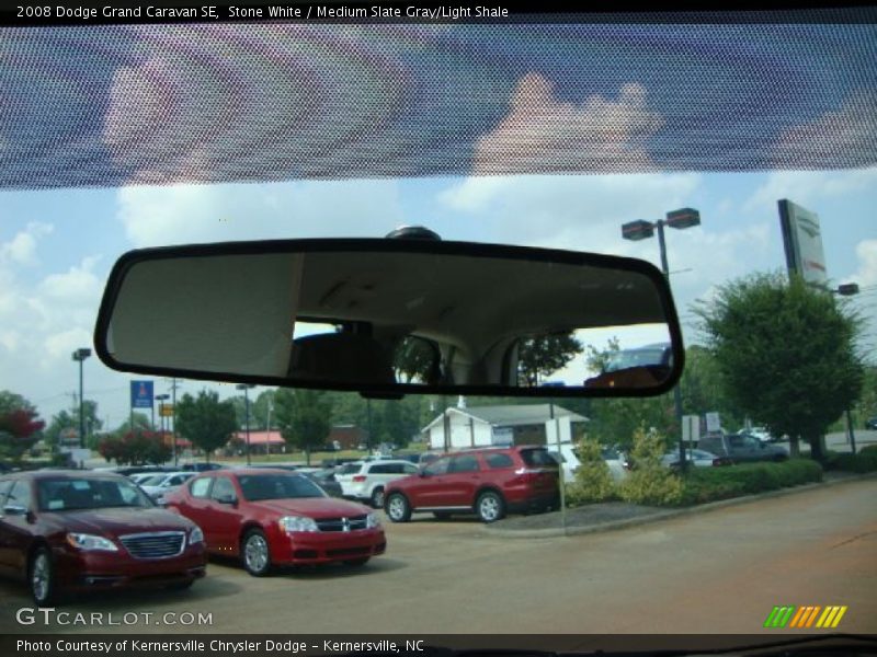 Stone White / Medium Slate Gray/Light Shale 2008 Dodge Grand Caravan SE