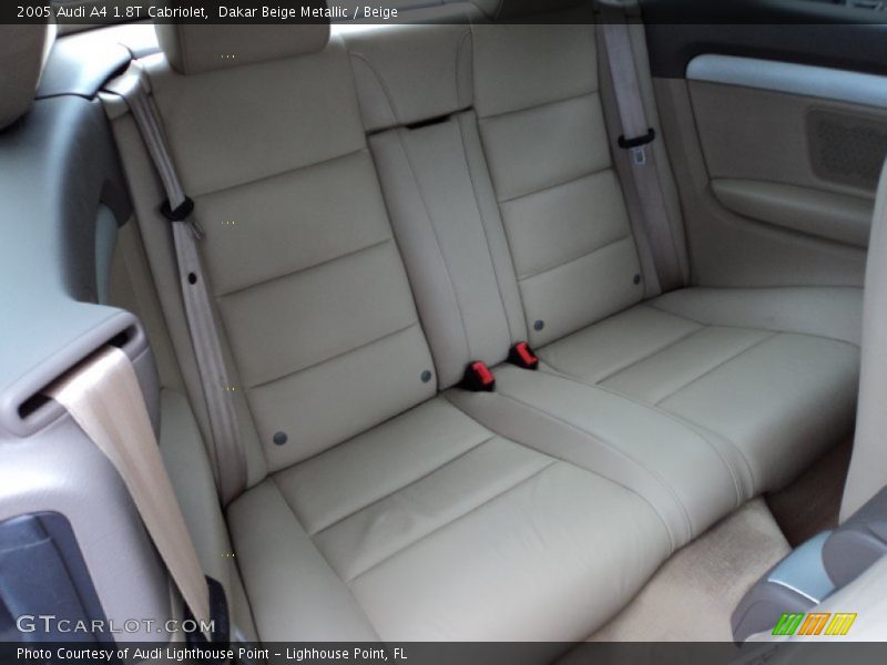  2005 A4 1.8T Cabriolet Beige Interior