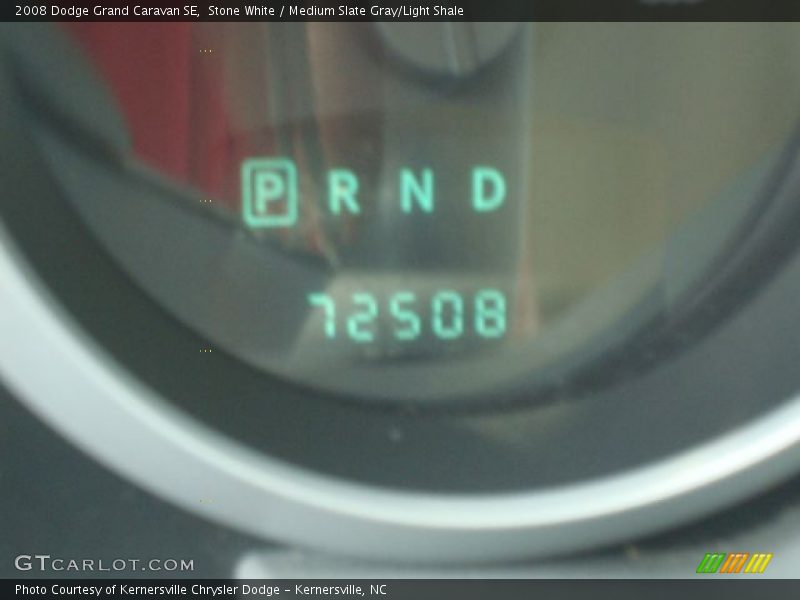 Stone White / Medium Slate Gray/Light Shale 2008 Dodge Grand Caravan SE