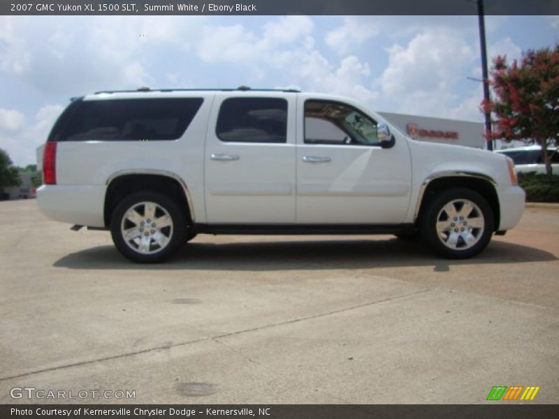 Summit White / Ebony Black 2007 GMC Yukon XL 1500 SLT