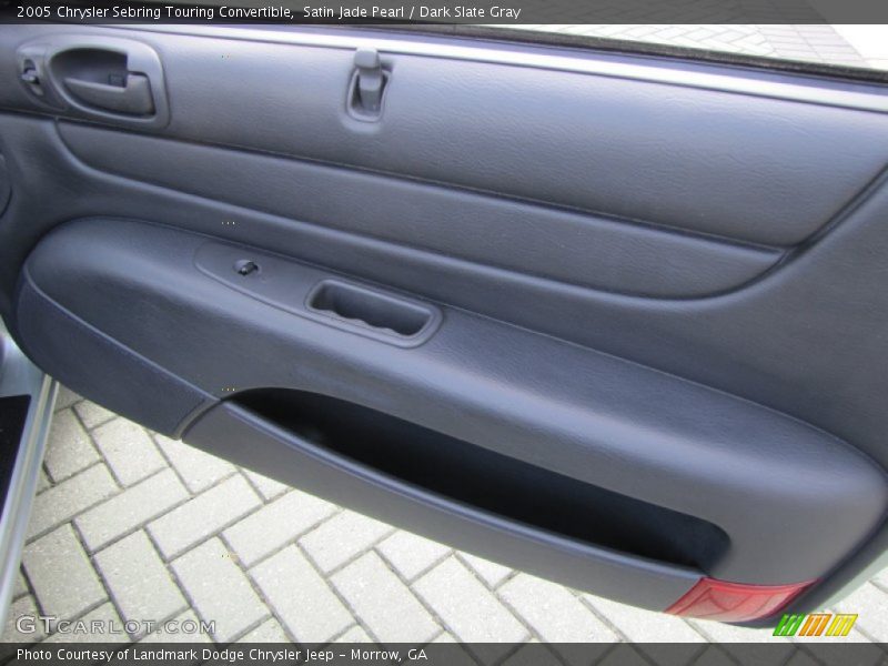 Satin Jade Pearl / Dark Slate Gray 2005 Chrysler Sebring Touring Convertible