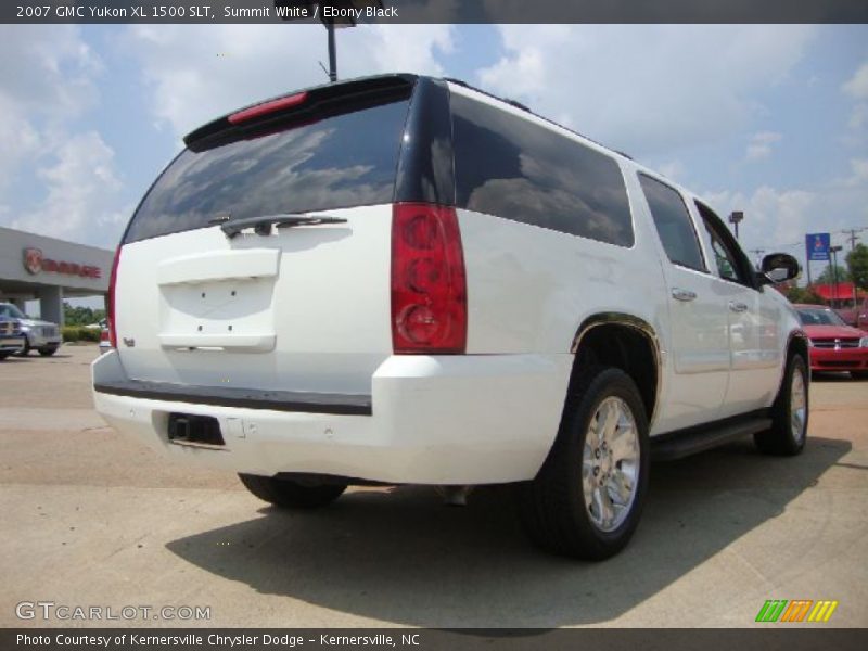 Summit White / Ebony Black 2007 GMC Yukon XL 1500 SLT