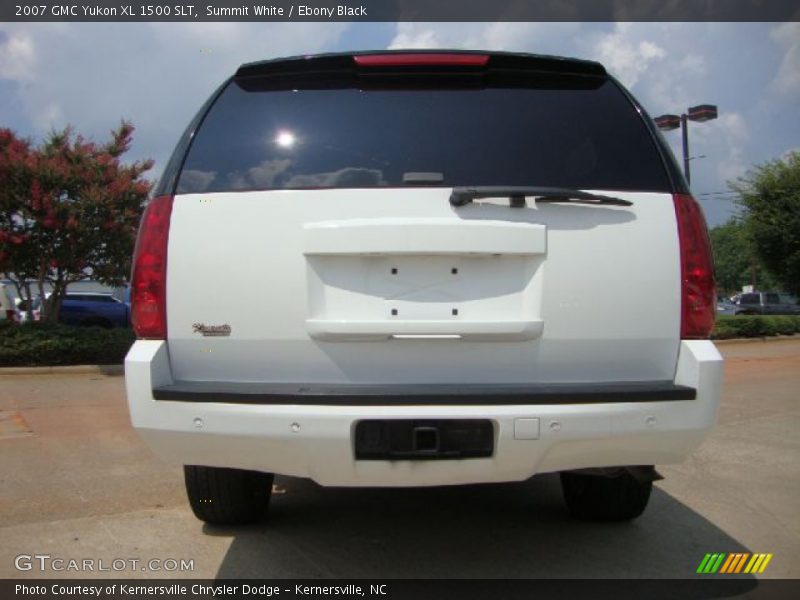 Summit White / Ebony Black 2007 GMC Yukon XL 1500 SLT