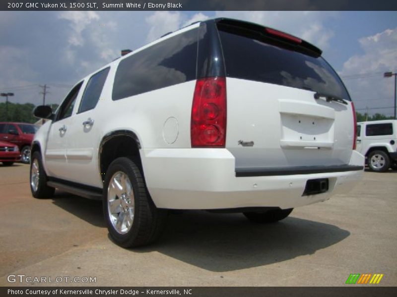 Summit White / Ebony Black 2007 GMC Yukon XL 1500 SLT