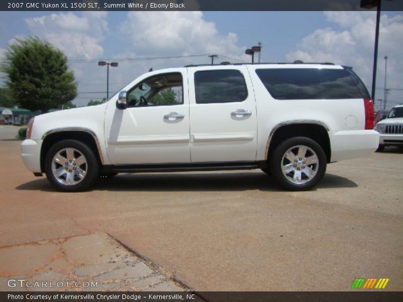 Summit White / Ebony Black 2007 GMC Yukon XL 1500 SLT