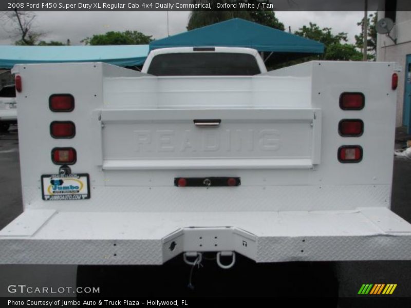 Oxford White / Tan 2008 Ford F450 Super Duty XL Regular Cab 4x4 Dually Commerical
