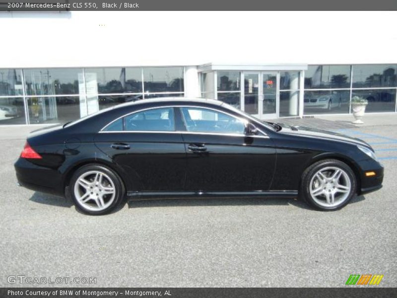 Black / Black 2007 Mercedes-Benz CLS 550