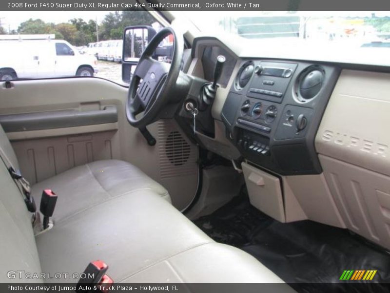 Dashboard of 2008 F450 Super Duty XL Regular Cab 4x4 Dually Commerical