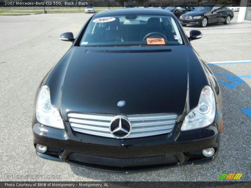 Black / Black 2007 Mercedes-Benz CLS 550