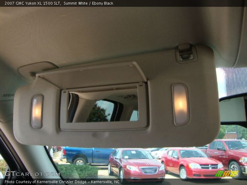 Summit White / Ebony Black 2007 GMC Yukon XL 1500 SLT