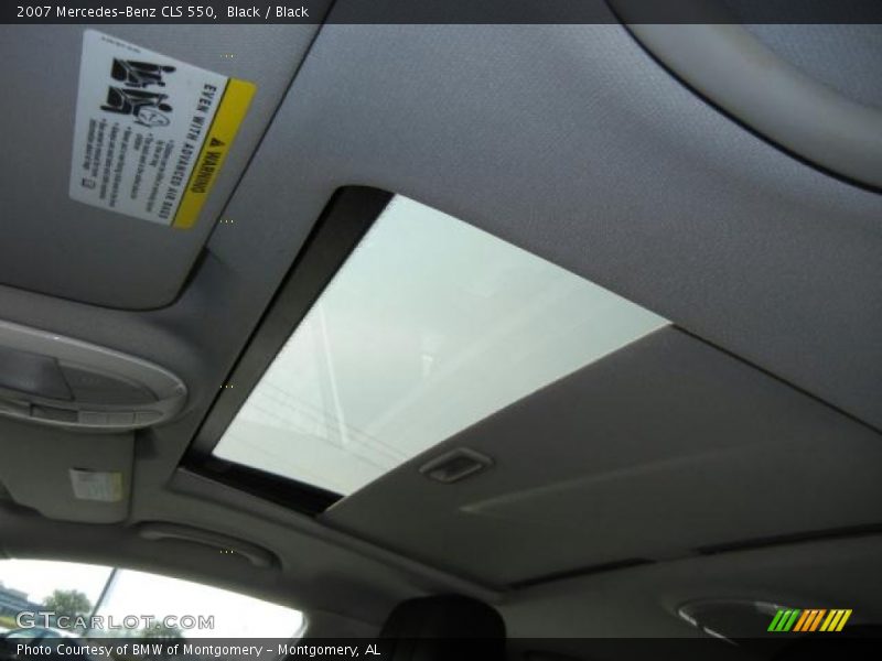Black / Black 2007 Mercedes-Benz CLS 550