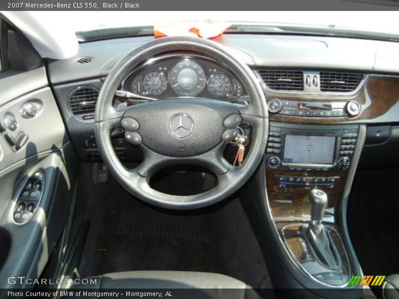Black / Black 2007 Mercedes-Benz CLS 550