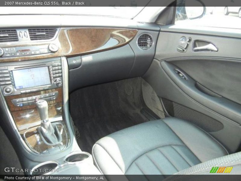 Black / Black 2007 Mercedes-Benz CLS 550