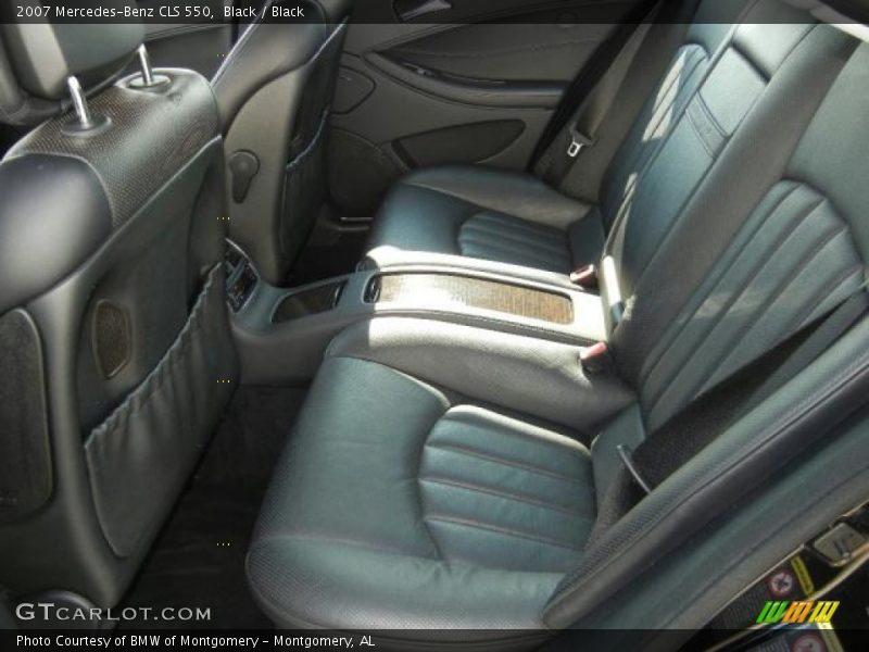 Black / Black 2007 Mercedes-Benz CLS 550