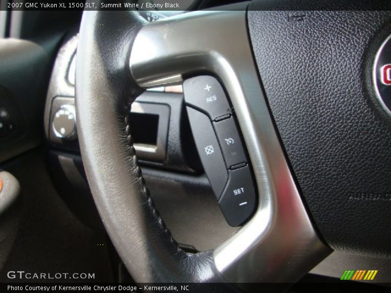 Summit White / Ebony Black 2007 GMC Yukon XL 1500 SLT