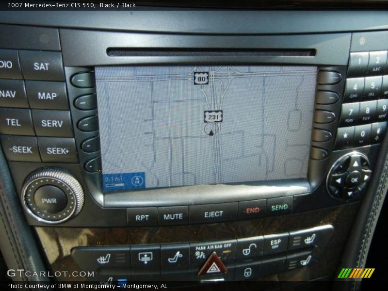 Black / Black 2007 Mercedes-Benz CLS 550