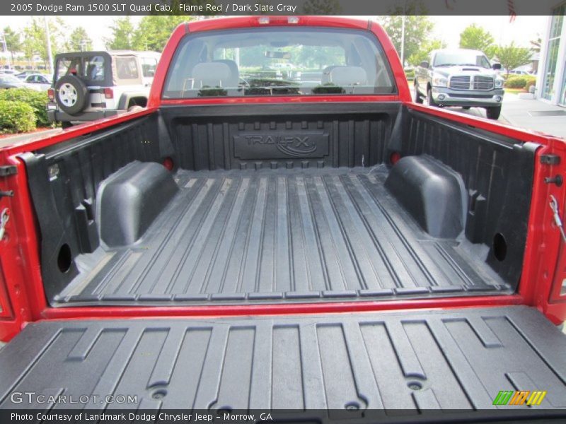 Flame Red / Dark Slate Gray 2005 Dodge Ram 1500 SLT Quad Cab