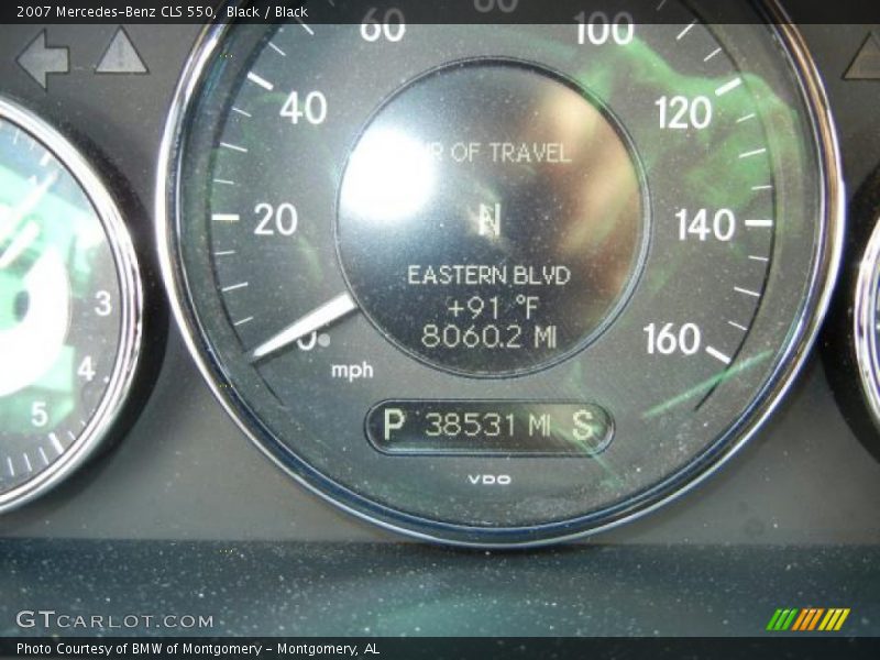 Black / Black 2007 Mercedes-Benz CLS 550