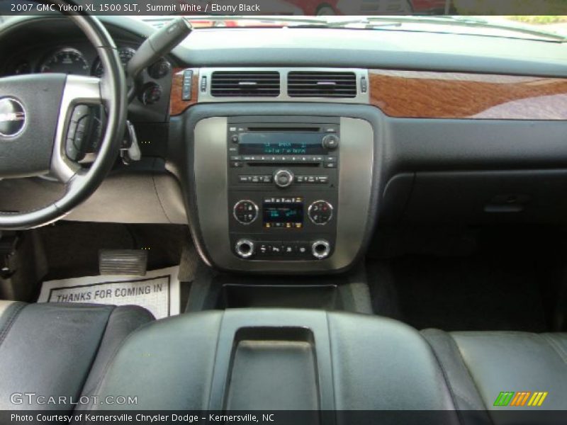 Summit White / Ebony Black 2007 GMC Yukon XL 1500 SLT