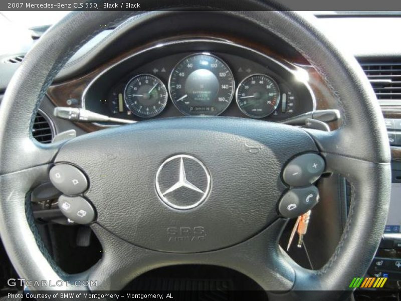 Black / Black 2007 Mercedes-Benz CLS 550
