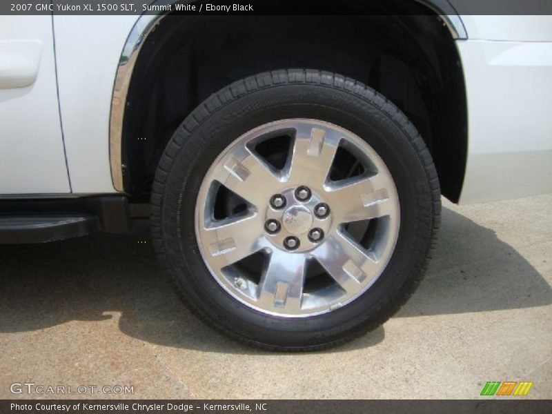 Summit White / Ebony Black 2007 GMC Yukon XL 1500 SLT