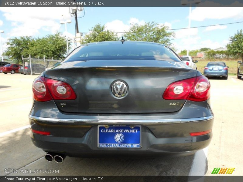 Island Gray Metallic / Black 2012 Volkswagen CC Sport