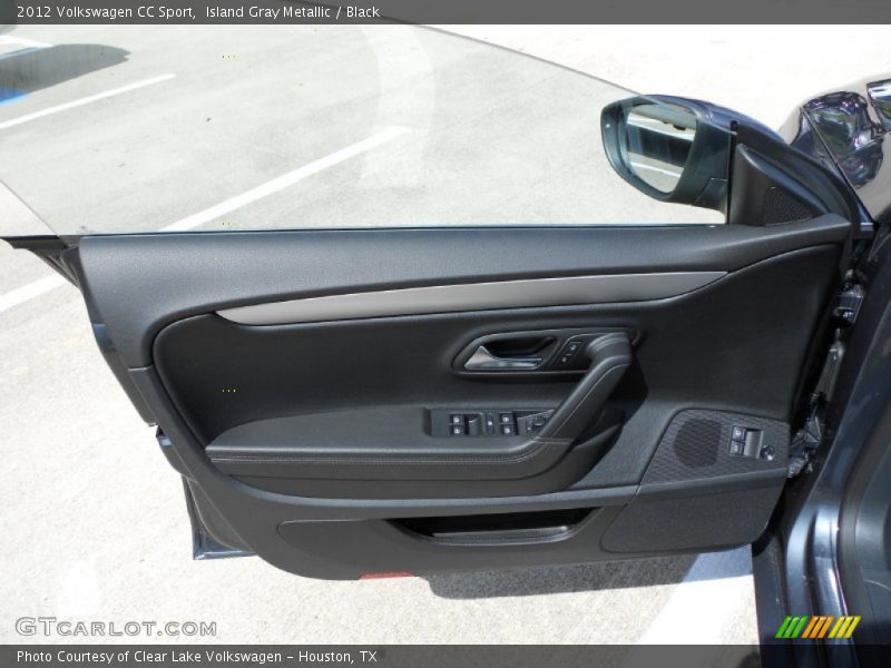 Island Gray Metallic / Black 2012 Volkswagen CC Sport