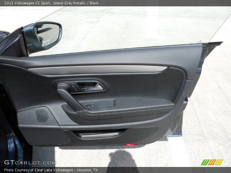 Island Gray Metallic / Black 2012 Volkswagen CC Sport