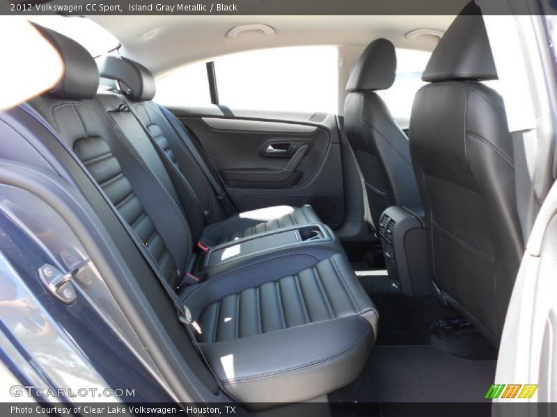 Island Gray Metallic / Black 2012 Volkswagen CC Sport