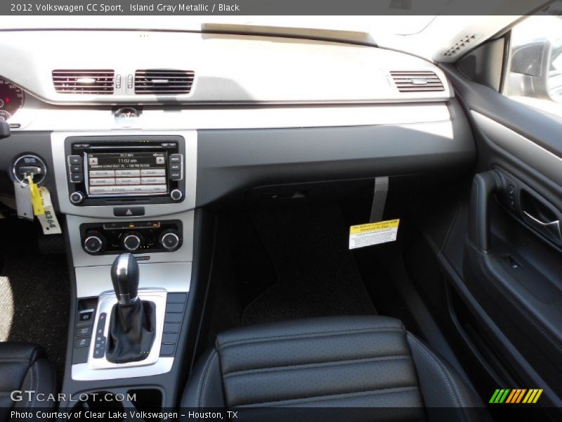 Island Gray Metallic / Black 2012 Volkswagen CC Sport