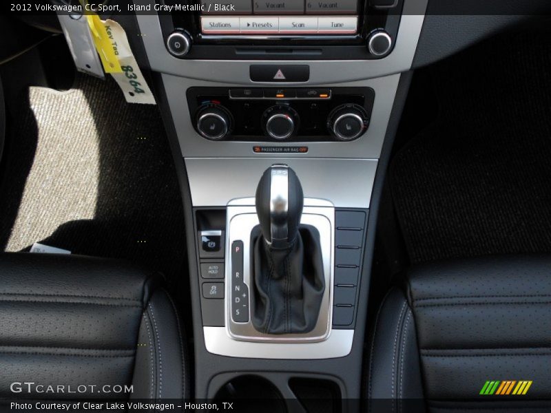 Island Gray Metallic / Black 2012 Volkswagen CC Sport