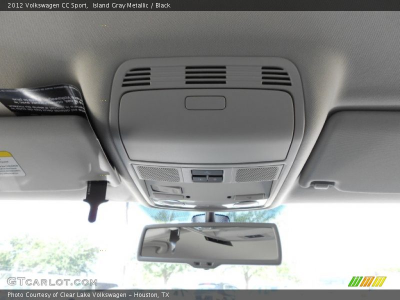 Island Gray Metallic / Black 2012 Volkswagen CC Sport