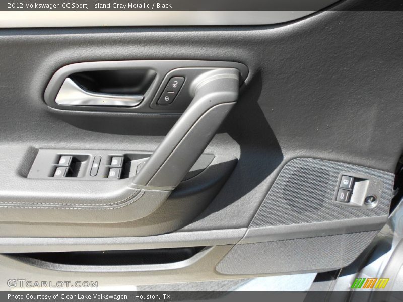 Island Gray Metallic / Black 2012 Volkswagen CC Sport