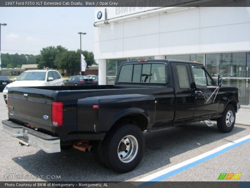 Black / Opal Grey 1997 Ford F350 XLT Extended Cab Dually