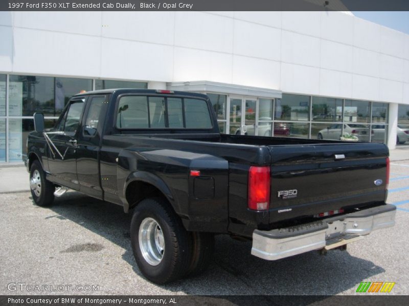 Black / Opal Grey 1997 Ford F350 XLT Extended Cab Dually