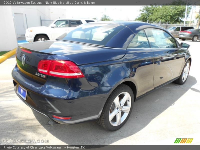 Night Blue Metallic / Cornsilk Beige 2012 Volkswagen Eos Lux