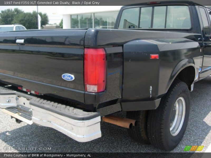 Black / Opal Grey 1997 Ford F350 XLT Extended Cab Dually