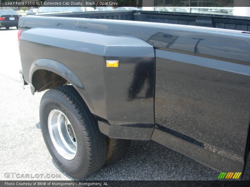 Black / Opal Grey 1997 Ford F350 XLT Extended Cab Dually