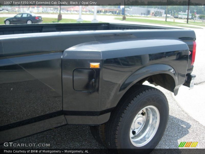 Black / Opal Grey 1997 Ford F350 XLT Extended Cab Dually