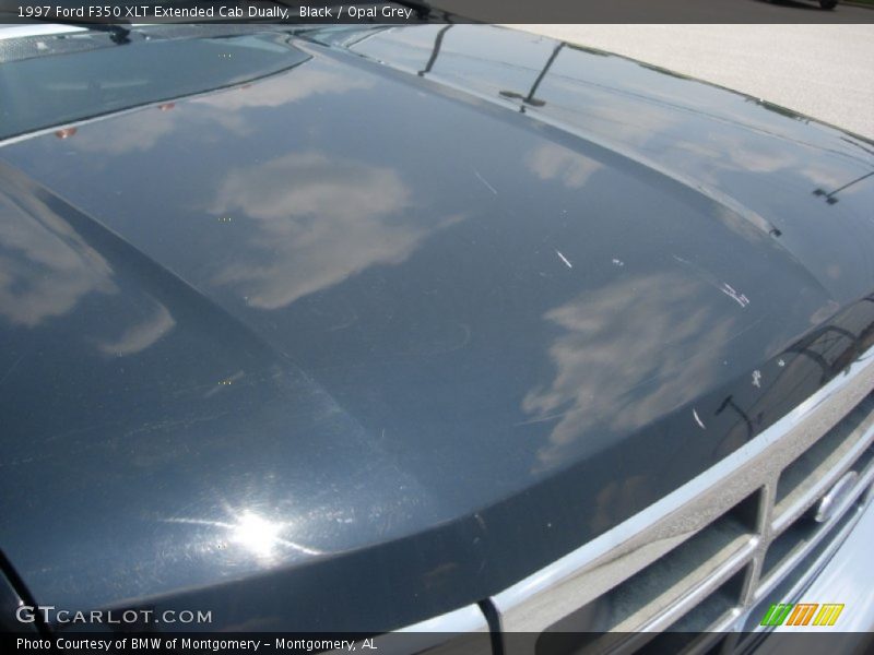 Black / Opal Grey 1997 Ford F350 XLT Extended Cab Dually