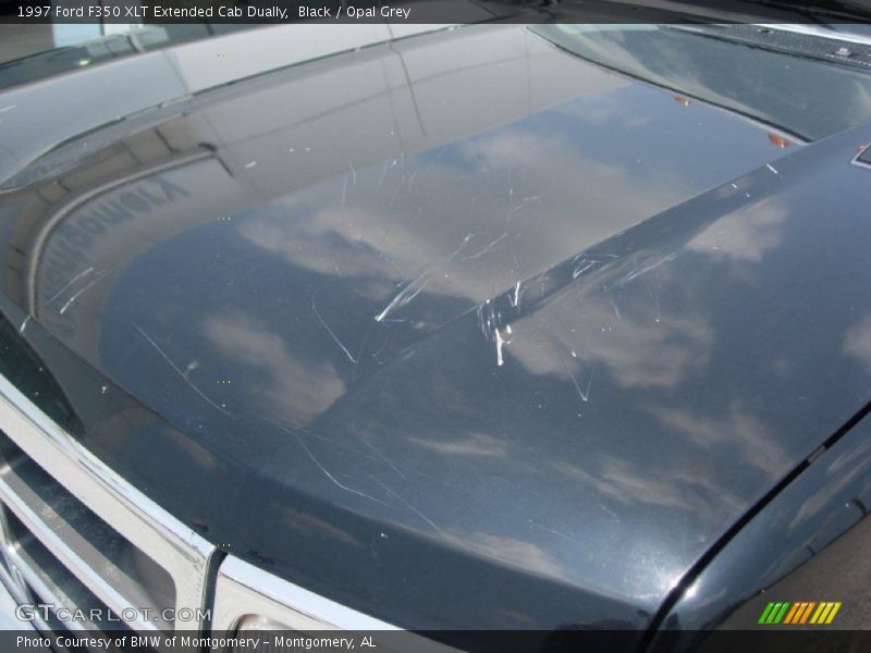 Black / Opal Grey 1997 Ford F350 XLT Extended Cab Dually