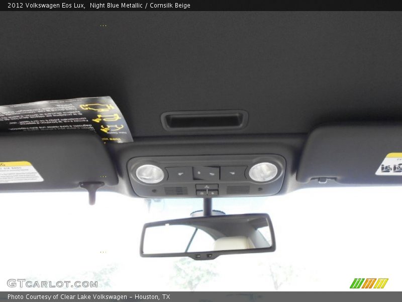 Night Blue Metallic / Cornsilk Beige 2012 Volkswagen Eos Lux