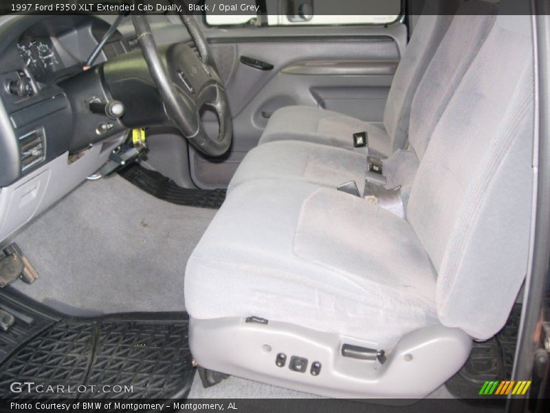 Black / Opal Grey 1997 Ford F350 XLT Extended Cab Dually