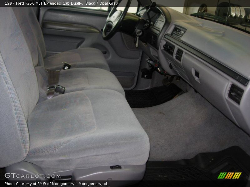 Black / Opal Grey 1997 Ford F350 XLT Extended Cab Dually