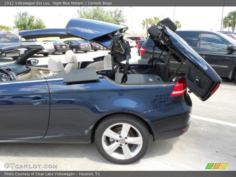 Night Blue Metallic / Cornsilk Beige 2012 Volkswagen Eos Lux