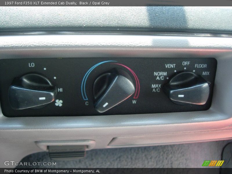 Black / Opal Grey 1997 Ford F350 XLT Extended Cab Dually